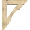 Ekena Millwork Olympic Slat Rough Sawn Bracket w/ Offset Brace, Douglas Fir, 8"W x 32"D x 38"H BKT0806X32X38OLY06RDF - alternate 2